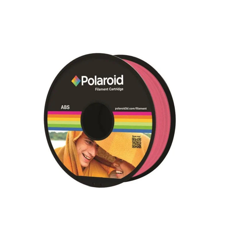 Filament Polaroid ABS Pink 1kg, materiál ABS, priemer 1,75 mm, hmotnosť 1 kg, vhodná teplô