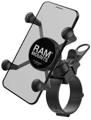 Držiak na mobil na motorku RAM Mounts X-Grip na riadidlá do priemeru 60mm