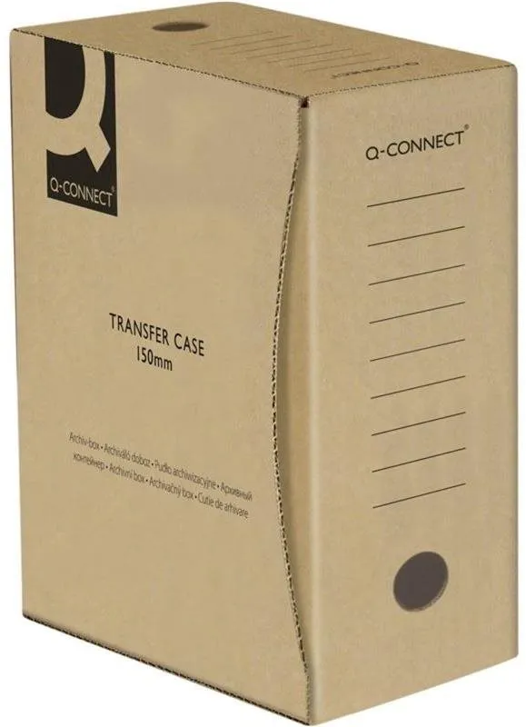 Archivačná krabica Q-CONNECT 15 x 33.9 x 29.8 cm, hnedá