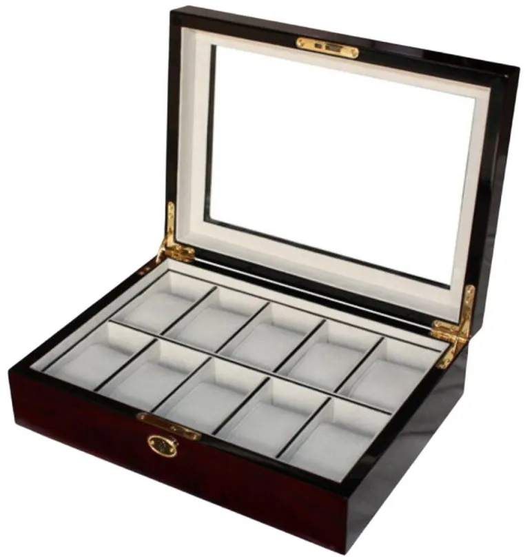 Box na hodinky Gaira Kazeta na hodinky 203004-10, 30,5 x 22,5 x 8,7 cm, drevený box, na 10