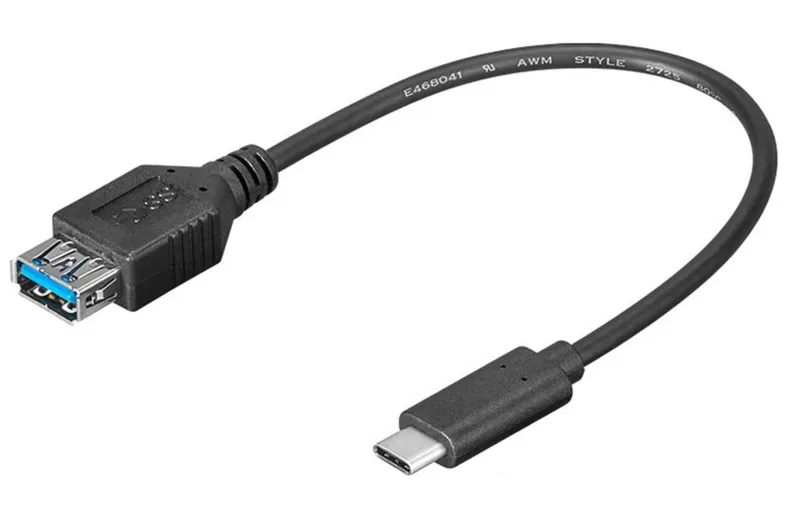 Redukcia PremiumCord USB-C 3.1 (M) - USB 3.0 (F) 0.2m