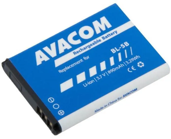 Batéria pre mobilný telefón Avacom pre Nokia 3220, 6070, Li-Ion 3.7V 890mAh (náhrada BL-5B)