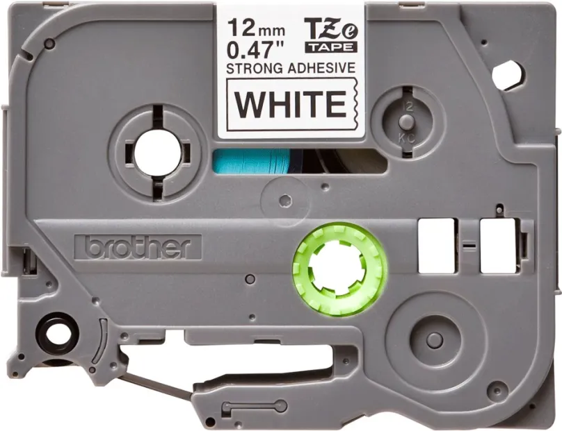 TZ páska Brother TZe-S231, biela a čierna, 12mmx8m, extra adhezívna a laminovaná