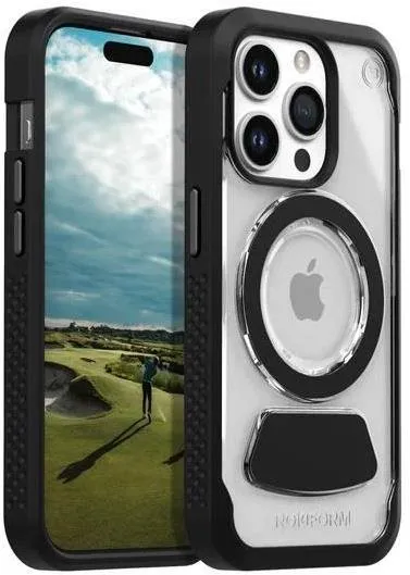 Kryt na mobil Rokform Kryt Eagle 3, magnetický kryt pre golfistov, pre iPhone 15 Pro, čierny