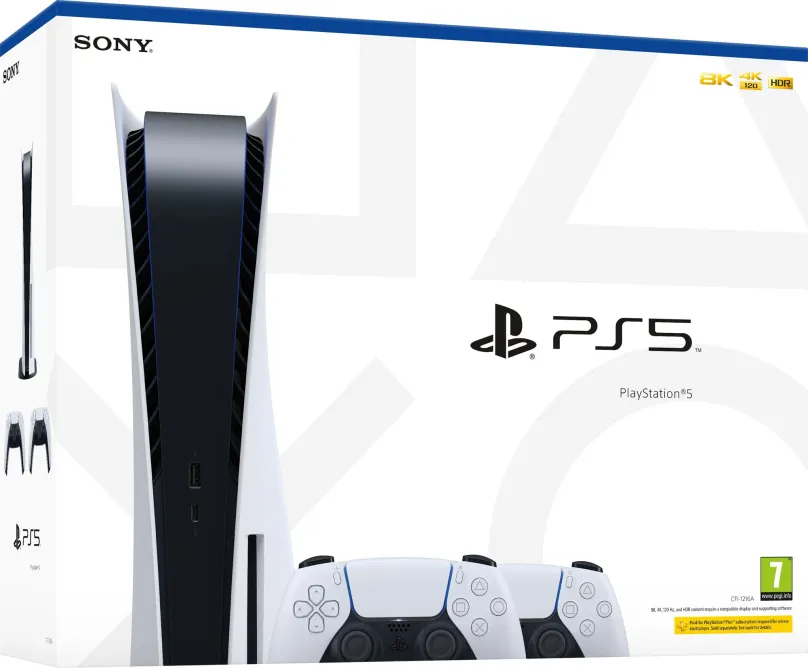 Herná konzola PlayStation 5 + 2x DualSense Wireless Controller