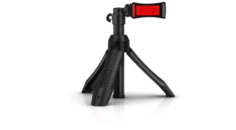 Selfie tyč IK Multimedia iKlip Grip Pro, 62cm, plast, gumová rukoväť, statívový závit, vyj