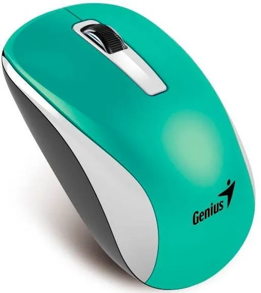 Myš Genius NX-7010 Turquoise Metallic, bezdrôtová, 1600DPI, 3 tlačidlá, USB a bezdrôtový U