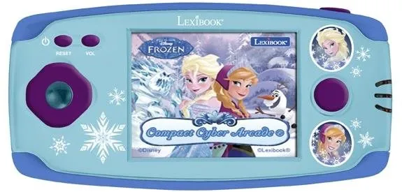 Herná konzola Lexibook Herná konzola Compact Cyber Arcade Disney Frozen s obrazovkou 2,5" - 150 hier