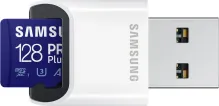 Pamäťová karta Samsung MicroSDXC 128GB PRO Plus + USB adaptér