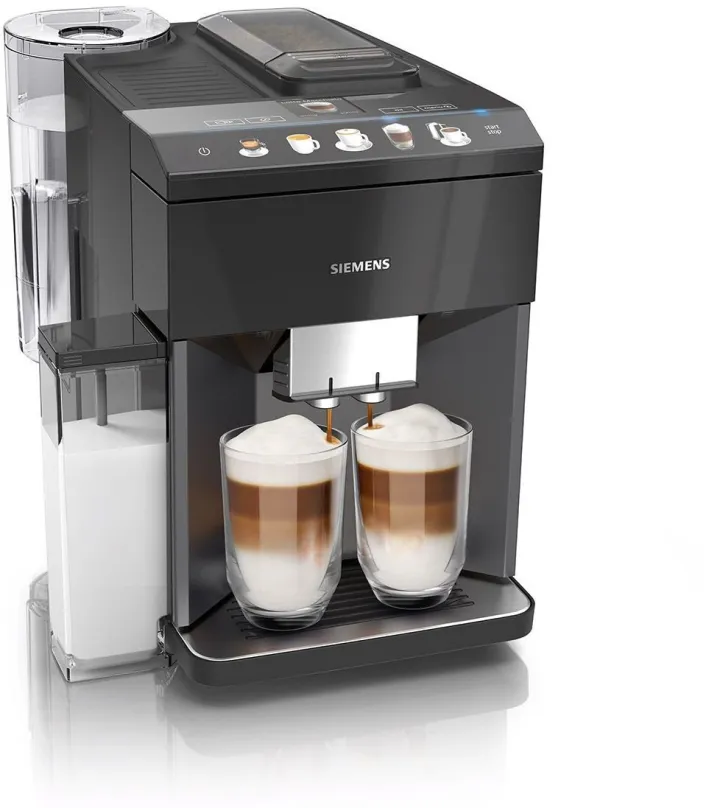 Automatický kávovar SIEMENS TQ505R09, tlak 15 bar, príprava dvoch šálok naraz, objem n