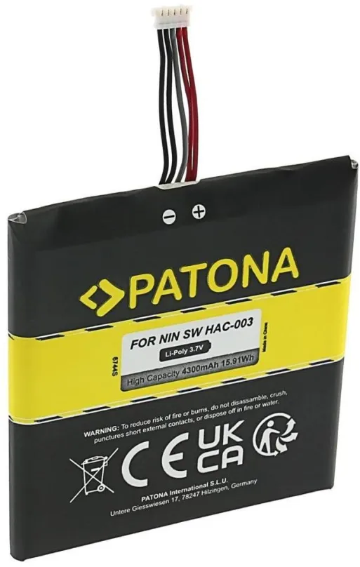 Akumulátor PATONA batéria pre Nintendo Switch HAC-003 4300mAh Li-Pol 3,7V
