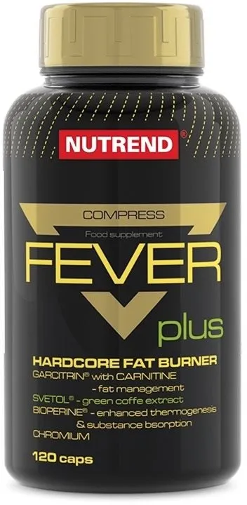 Spaľovač tukov Nutrend Compress Fever Plus, 120 kapsúl