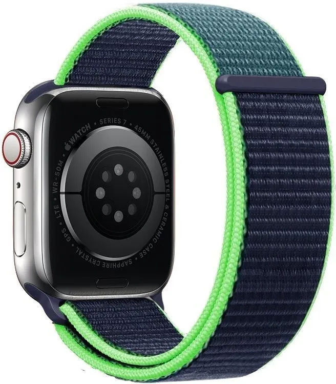 Remienok Eternico Airy pre Apple Watch 38mm / 40mm / 41mm Night Blue and Green edge