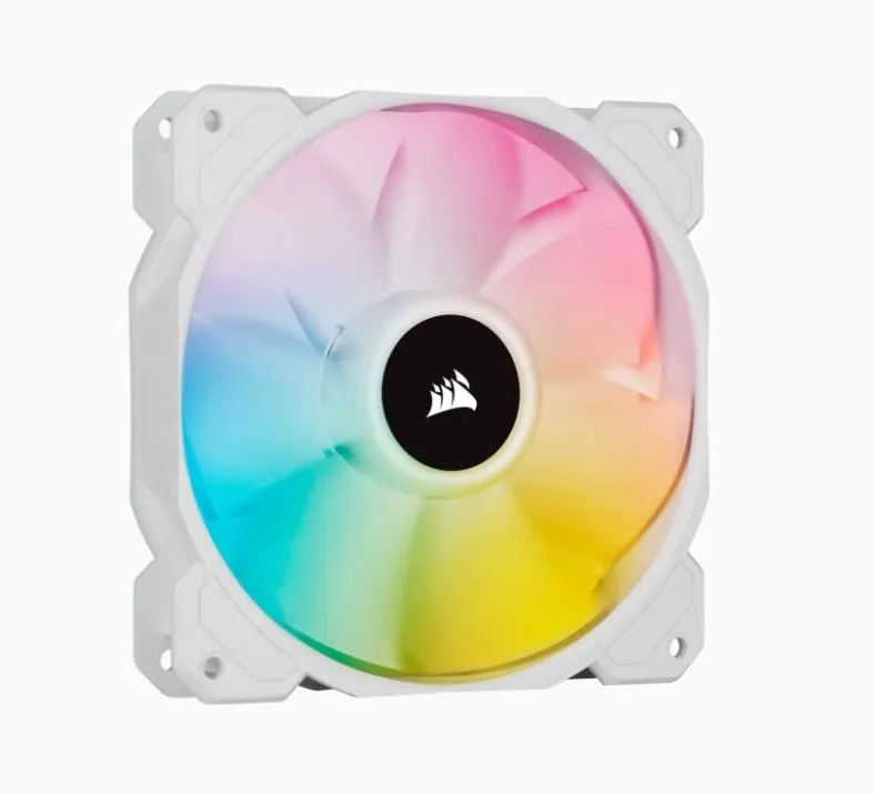 Ventilátor pre PC Corsair iCUE SP140 RGB ELITE White
