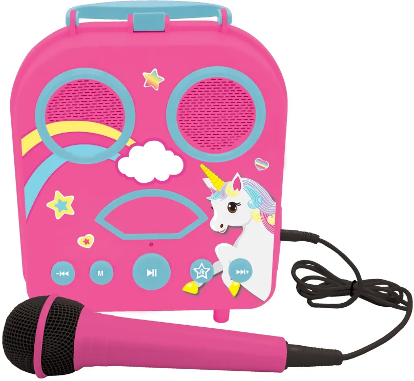 Detský mikrofón Lexibook Karaoke set - jednorožec