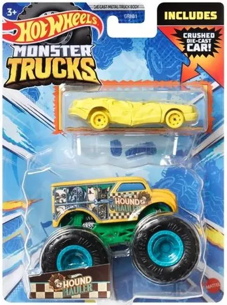 Hot Wheels® Monster Trucks s angličákom HOUND HAULER, Mattel HKM12