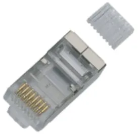 Konektor 100-pack, Datacom RJ45, CAT6, STP, 8p8c, tienený, na drôt