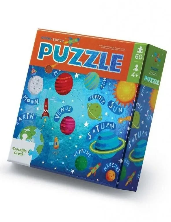 Puzzle Foil Puzzle - Vesmír (60 ks), 60 dielikov v balení, téma vesmír, logické, vhodné od
