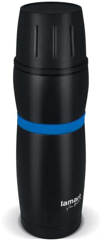 Termoska Lamart termoska 480ml čierno / modrá CUP LT4053