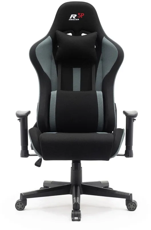 Herná stolička SRACER R5P čierna-šedá