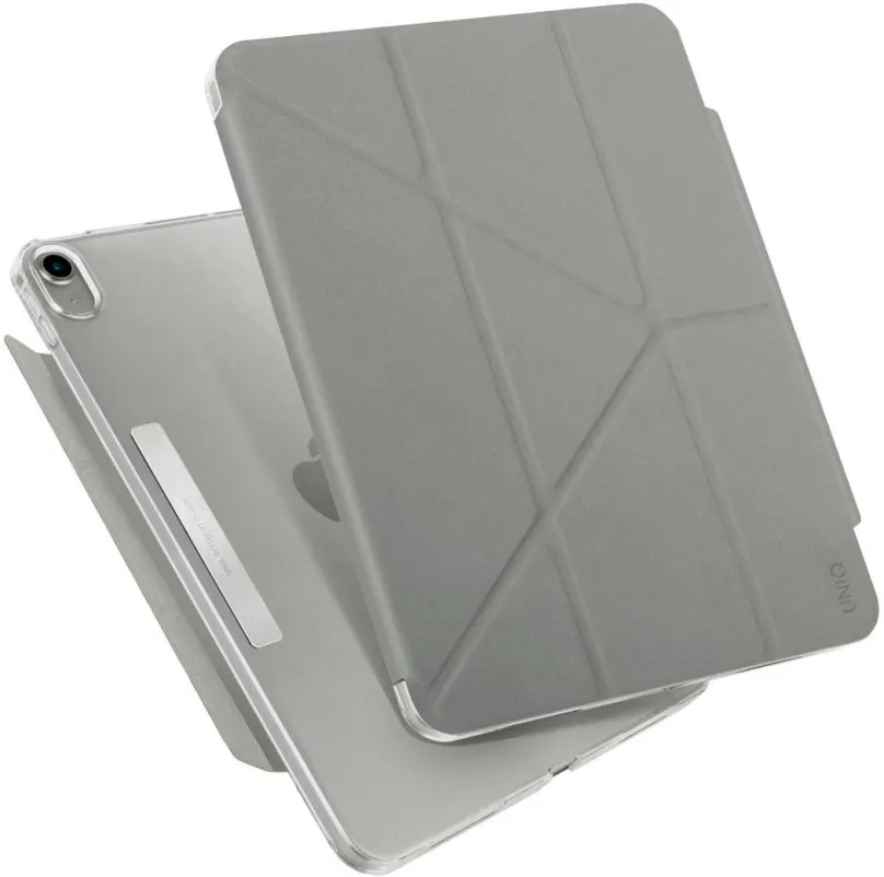Puzdro na tablet UNIQ Camden iPad 10.9" (2022) antibakteriálne, šedé