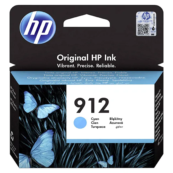 HP originálny ink 3YL77AE#301, HP 912, cyan, blister, 315str., vysokokvalitné, HP Officejet 8012, 8013, 8014, 8015