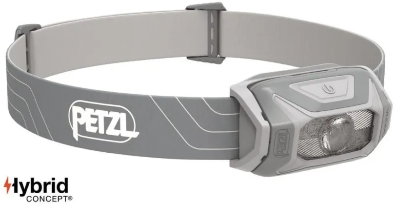 Čelovka Petzl Tikkina 2022 Gray, so svetelným výkonom 300 lm, dosvit 65 m, 1 x LED dióda,