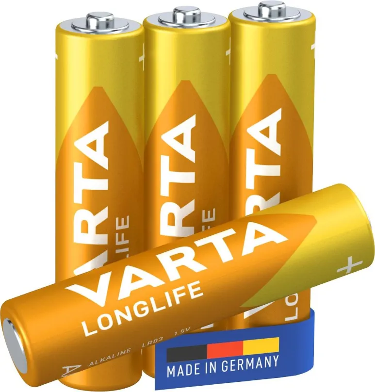 Jednorazová batéria VARTA alkalická batéria Longlife AAA 4ks