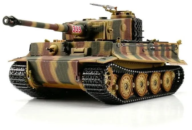 RC tank Torro Tiger neskorá verzia Infrared kamufláž, edícia metal