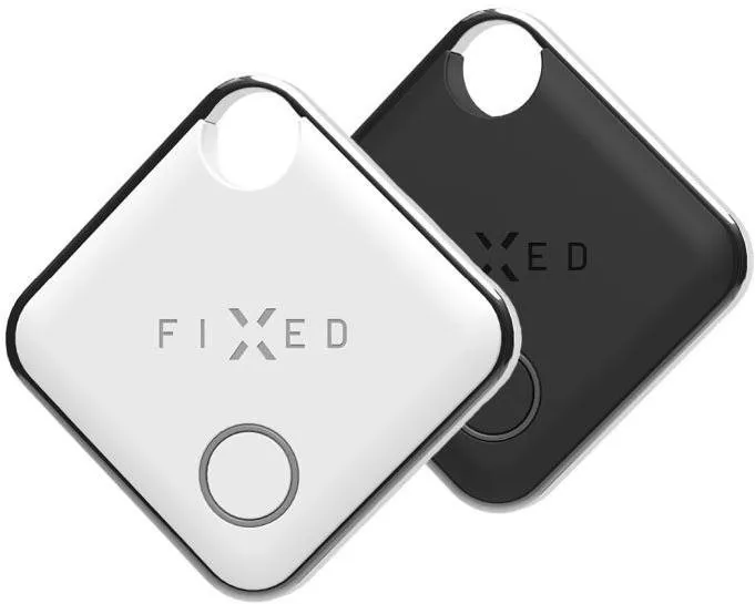 Bluetooth lokalizačný čip FIXED Tag s podporou Find My 2 ks čierny + biely