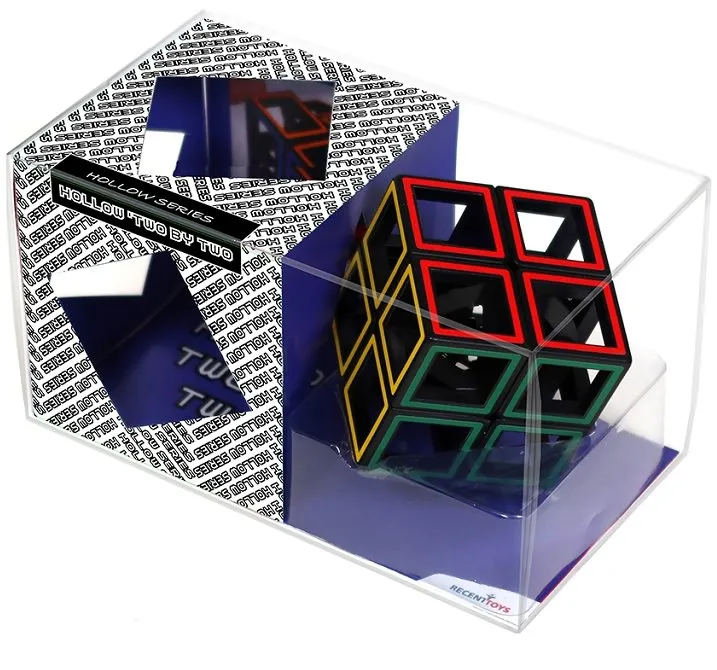 Hlavolam RecentToys Hollow Cube 2 na 2, materiál plast, stredná obtiažnosť, vhodné od 14 r
