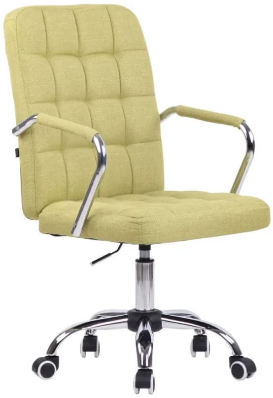Kancelárska stolička BHM GERMANY Terni, syntetická koža, zelená