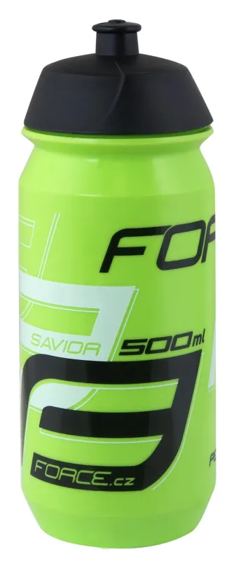 Fľaša na pitie Force Savior 0,5 l, zeleno-bielo-čierna