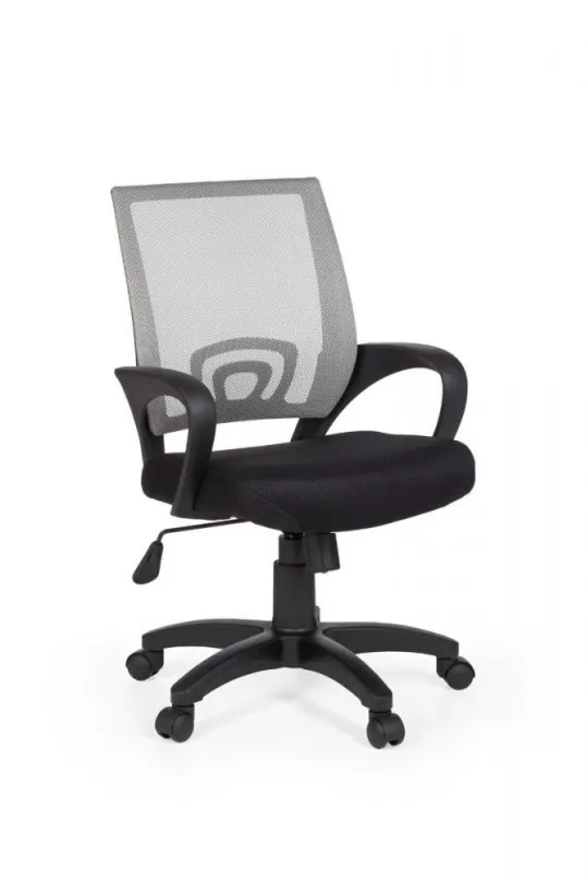 Kancelárska stolička BRÜXXI Rivoli, nylon, čierna/sivá