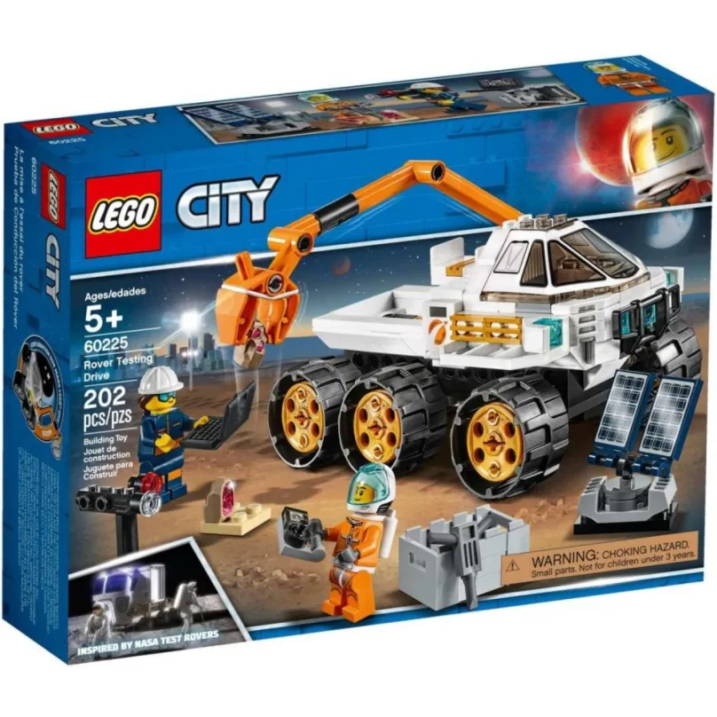 LEGO stavebnice LEGO City Space Port 60225 Testovacia jazda kozmického vozítka