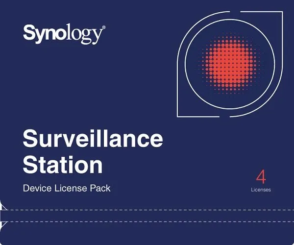 Licencia Synology NAS 4 licencie pre ďalšie IP kamery do Surveillance Station
