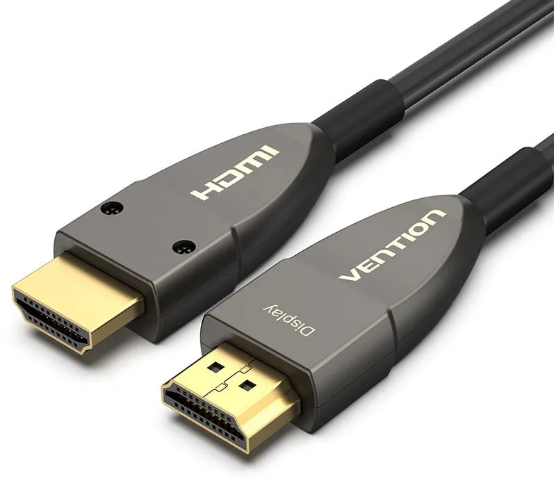 Video kábel Vention Optical HDMI 2.0 Cable 4K 1.5m Black Metal Type
