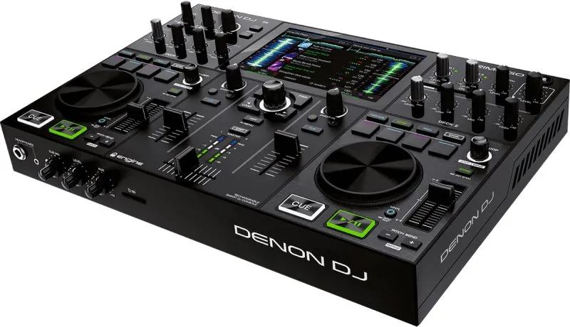 DJ systém DENON DJ PRIME GO, dvojdeckový, 7" dotykový displej, efektová jednotka, sys