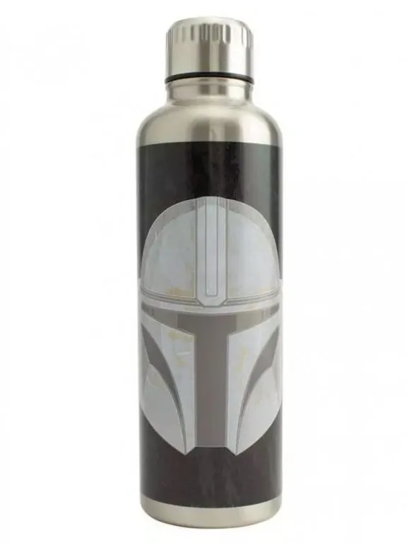Fľaša na pitie Star Wars - Mandalorian - nerezová fľaša na pitie