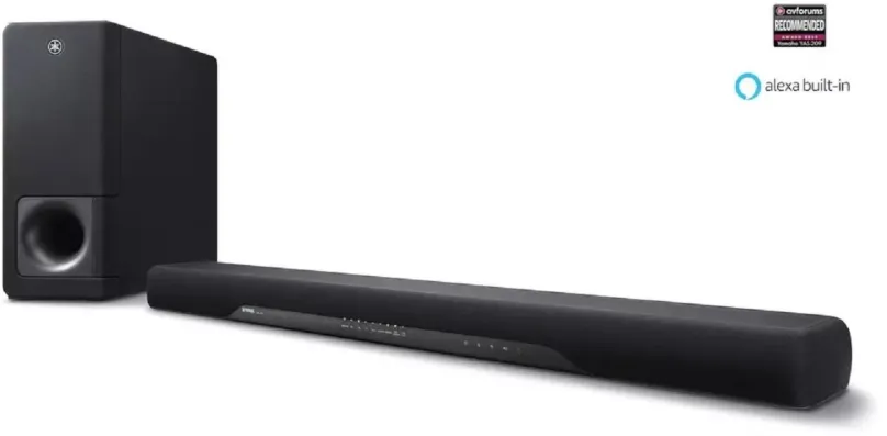 SoundBar Yamaha YAS-209 Black, 2.1, aktívny bezdrôtový subwoofer, HDMI, optické digi audio