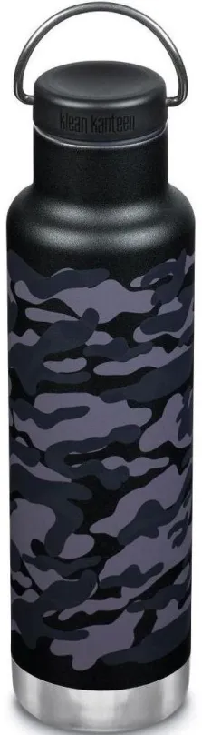 Termoska Klean Kanteen Insulated W/Loop Cap, black camo, 592 ml
