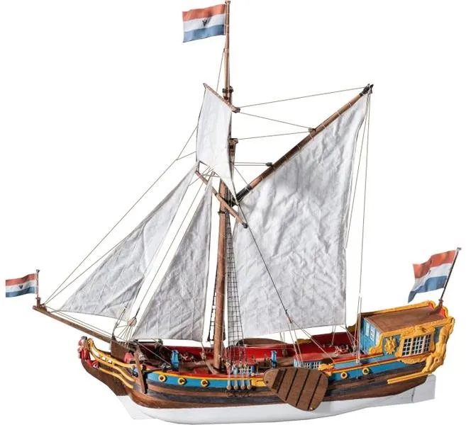 Model lode MAMOLI Holandská štátna jachta 17st. 1:48 kit