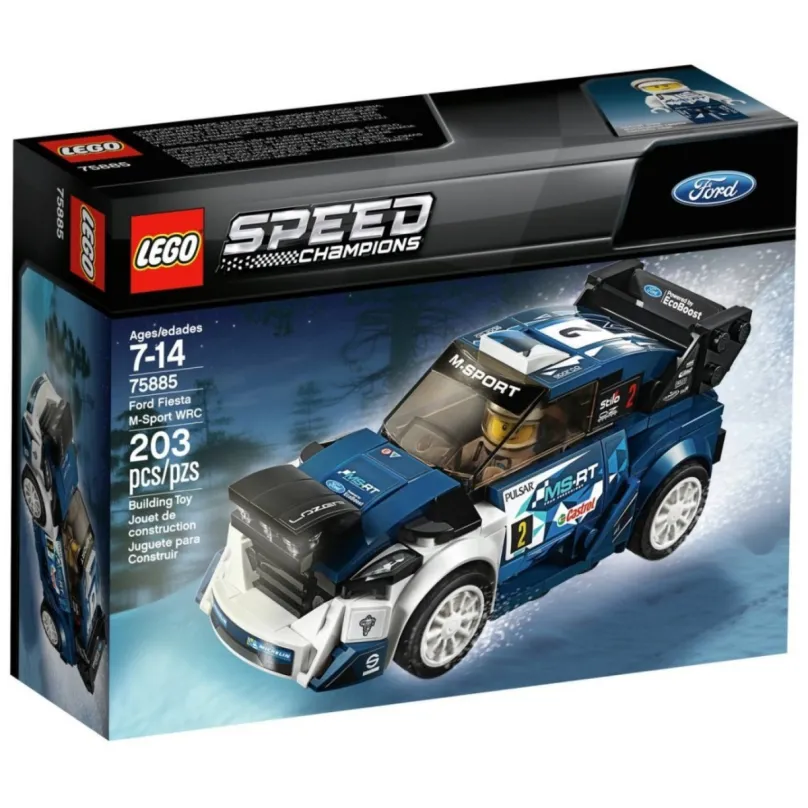 Stavebnice LEGO Speed ​​Champions 75885 Ford Fiesta M-Sport WRC