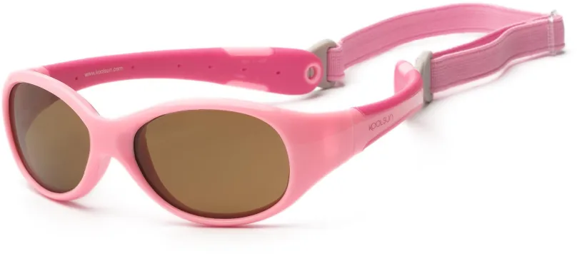 Slnečné okuliare Koolsun FLEX – Ružová 3m+