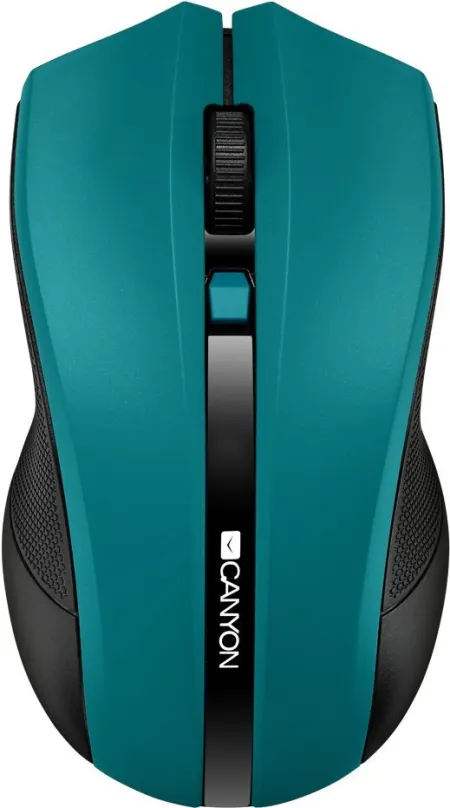 Myš Canyon CNE-CMSW05 zelená, bezdrôtová, optická, symetrická, pripojenie cez USB, bezdrôt