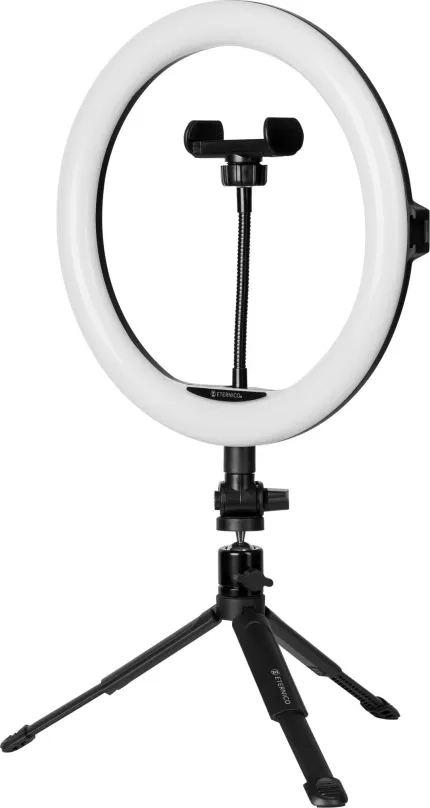Foto svetlo Eternico Mini Tripod T-10 čierny + Eternico Ring Light 11" RGB