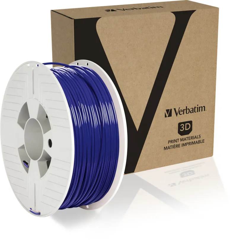 Filament Verbatim PLA 2.85mm 1kg modrá, materiál PLA, priemer 2,85 mm s toleranciou 0,05 m