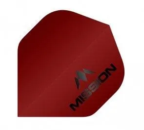 Letky na šípky Mission Letky Logo - Matt Red F1950