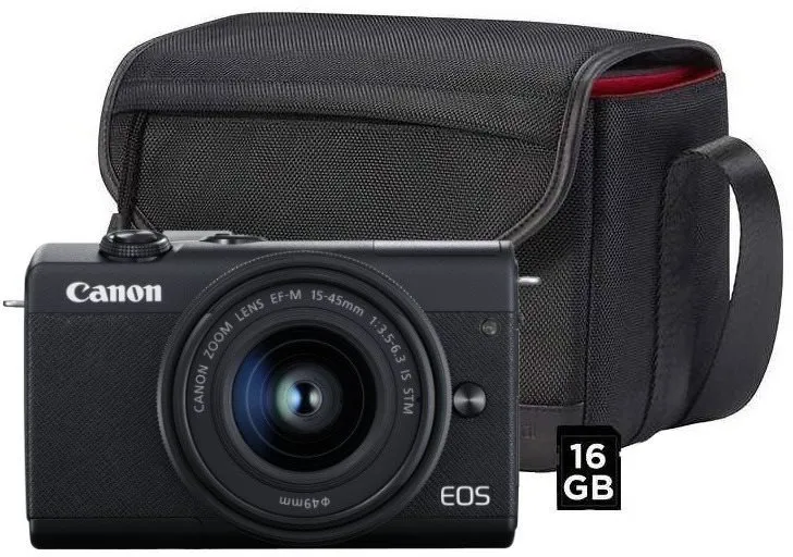 Digitálny fotoaparát Canon EOS M200 + EF-M 15-45 mm f/3.5-6.3 IS STM Value Up Kit