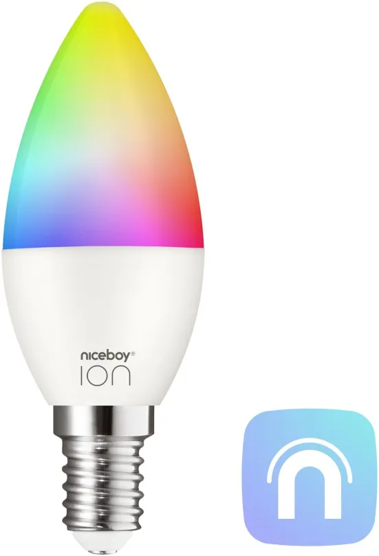 LED žiarovka Niceboy ION SmartBulb RGB E14